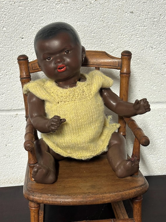 Ancienne poupée bébé poupon Noir Armand Marseille