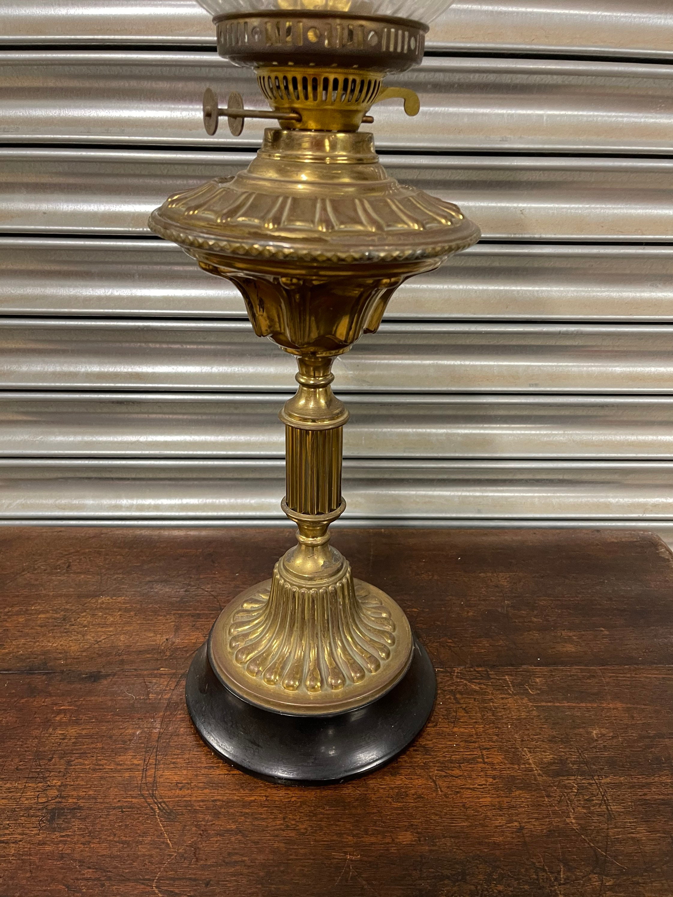 Lovely Ornate Victorian Duplex Oil Lamp With Glass Shade A/F Etsy