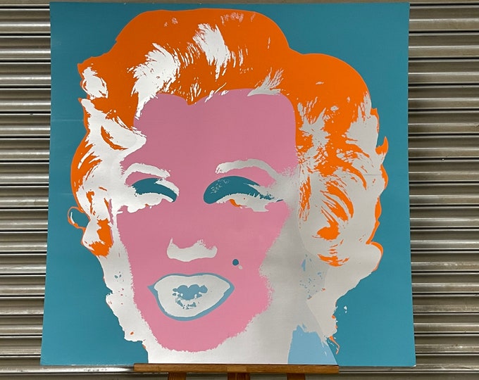 After Andy Warhol Sunday B Morning Marilyn 11:29 Silkscreen Print - Marilyn Monroe