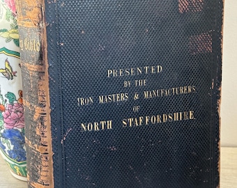 Mining & Manufacturing District of North Staffordshire - Rare Bible Dated 1859 - Presented to Sarah Moore