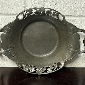 Beautiful Antique Arts Crafts Liberty Archibald Knox Tudric Pewter Tray 01287