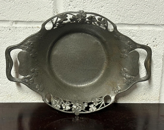 Beautiful Antique Arts Crafts Liberty Archibald Knox Tudric Pewter Tray 01287