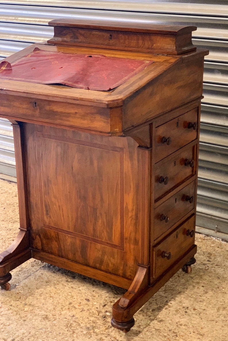 Beautiful Circa Late 19th Century English Davenport Desk image 4