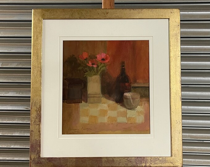 Original Oil Painting by Salliann Putman Titled Still Life In The Pink Room 2003