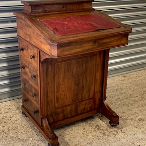 Beautiful Circa Late 19th Century English Davenport Desk image 1