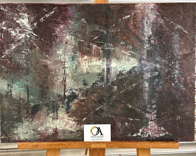Circa 1950’s Oil On Board Titled Knightsbridge By Barbara Foxley