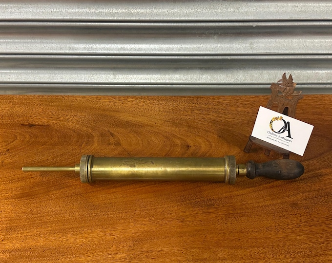 Antique Nesthill Automotive Brass Oil / Grease Gun – Vintage Garage Tool