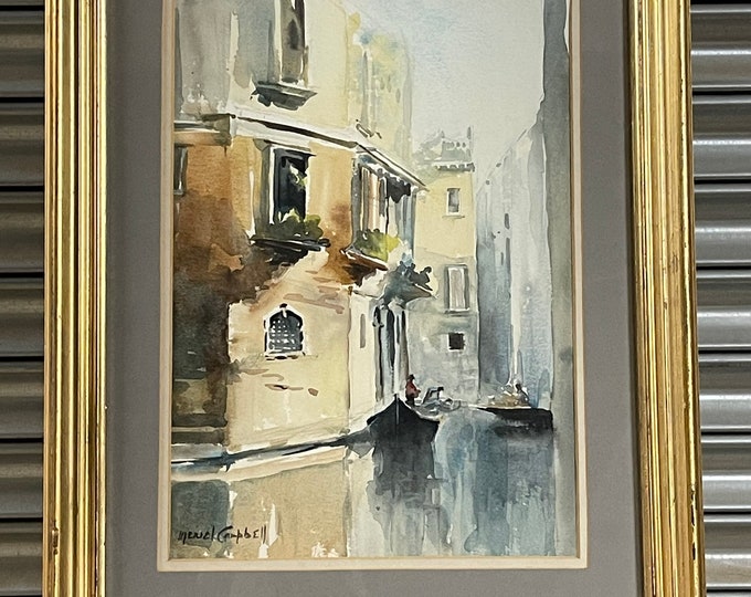 Fabulous Watercolour of Venice by the Irish Artist Meriel Campbell