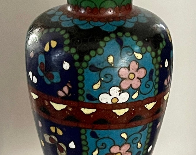 Lovely Vintage Small Cloisonné Vase