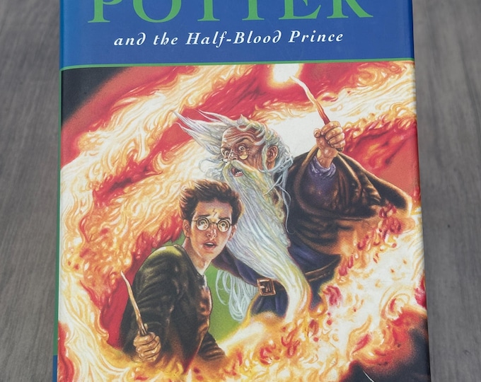 Harry Potter And The Half-Blood Prince J K Rowling 1st Edition With Misprint - Sought After Edition