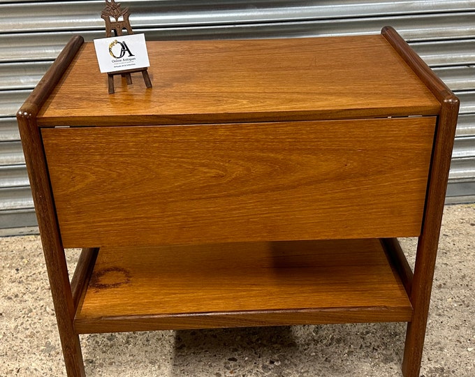 Rare 1960s Mid Century G Plan Teak Drop Leaf Hostess Cocktail / Drinks Trolley