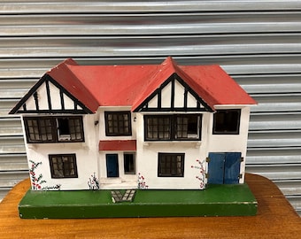 Original Vintage Tri-ang No.62 Tudor Front Dolls House – c.1950s