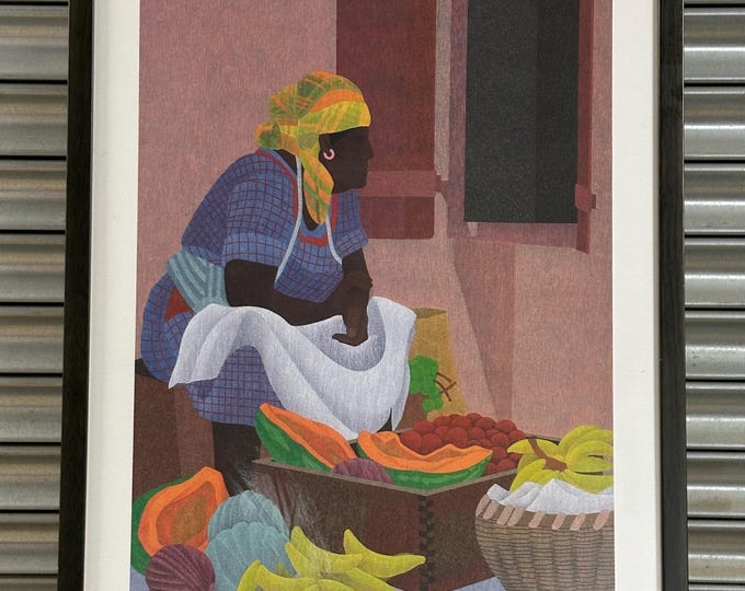 Market Square I by Peter Lynn, Art Print Limited Edition 755/950 Signed