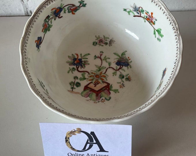 Beautiful Vintage Chinese Hand Painted Porcelain Bowl with Blossom Decoration