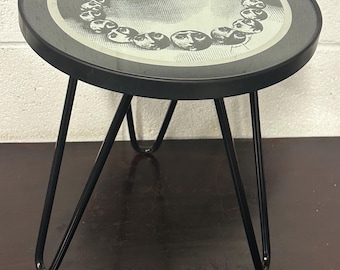 Gorgeous Small Italian Designer Table Fornasetti Collection from designs by Piero Fornasetti