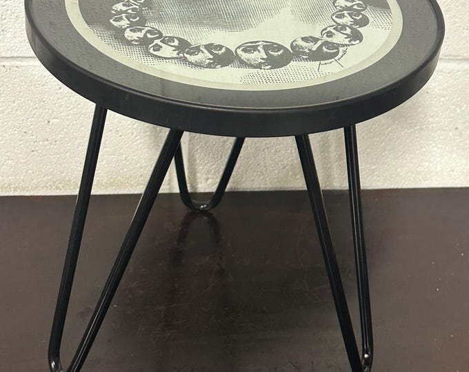 Gorgeous Small Italian Designer Table Fornasetti Collection from designs by Piero Fornasetti
