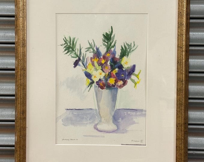 Anthony Harris – “Primavera VII” – Original Watercolour – Framed Floral Study