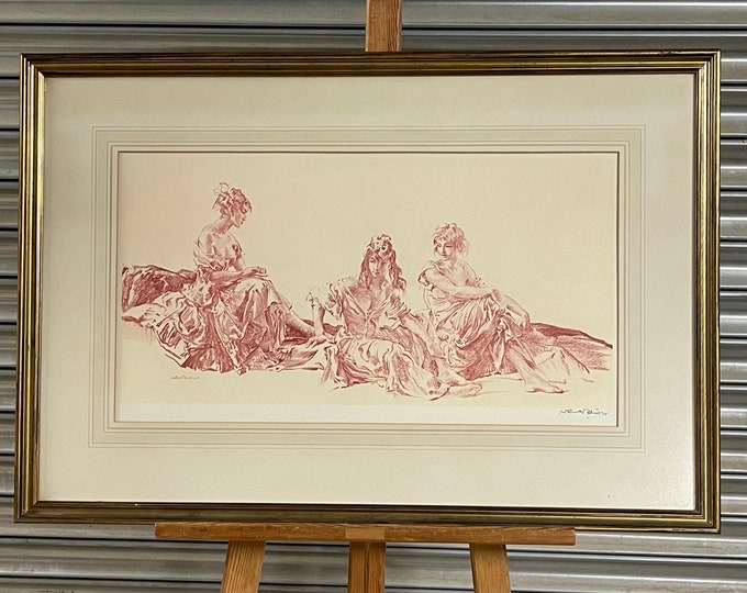 Sir William Russell Flint, R.A., P.R.W.S. | Teresa, Yolanda and Anna-Marie