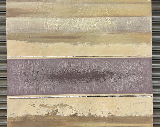 Large Original Abstract Oil Painting On Canvas By Barty Bailey Textured Modern Art In Neutral Tones