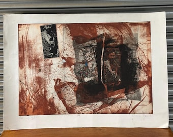 David Freed – “Manuscript” Limited Edition Etching (38/50) Published by Garner & Millard