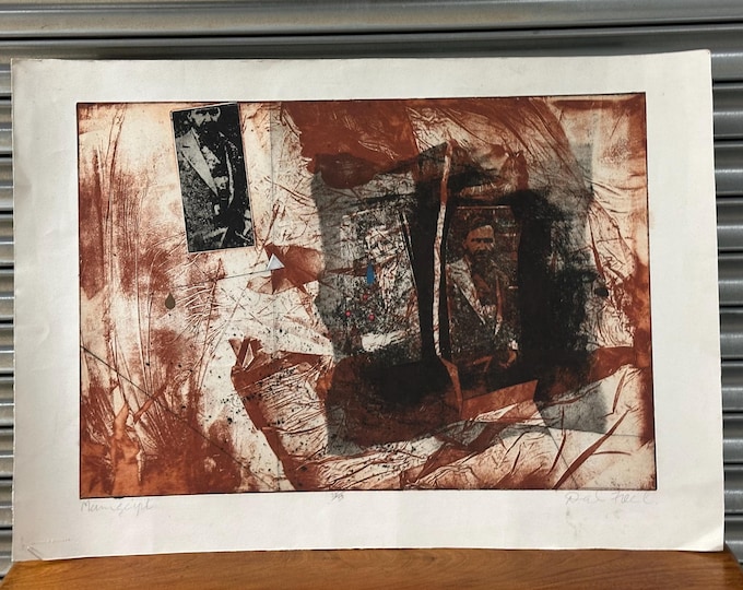 David Freed – “Manuscript” Limited Edition Etching (38/50) Published by Garner & Millard