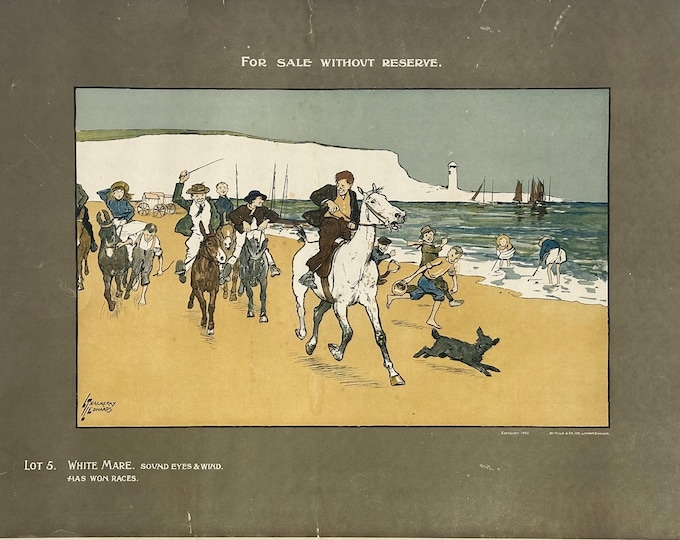 After Lance Thackeray & Lionel Edwards Chromolithograph Print Publ By Hills and Co