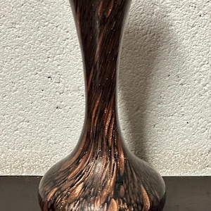 Beautiful Mid Century Italian Vincenzo Nason Avventurina Glass & Copper Vase