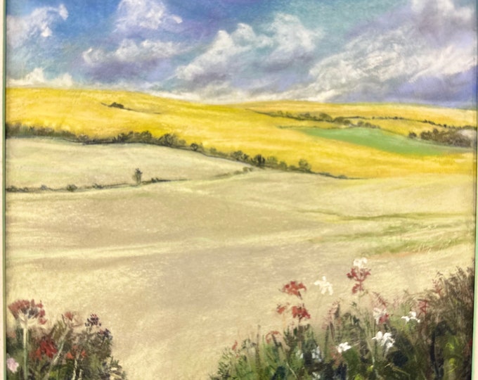 Beautiful Original Landscape Pastel Artwork By Joy Trpkovic