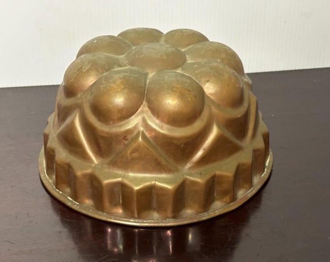 Lovely Antique French Copper Jelly Mold