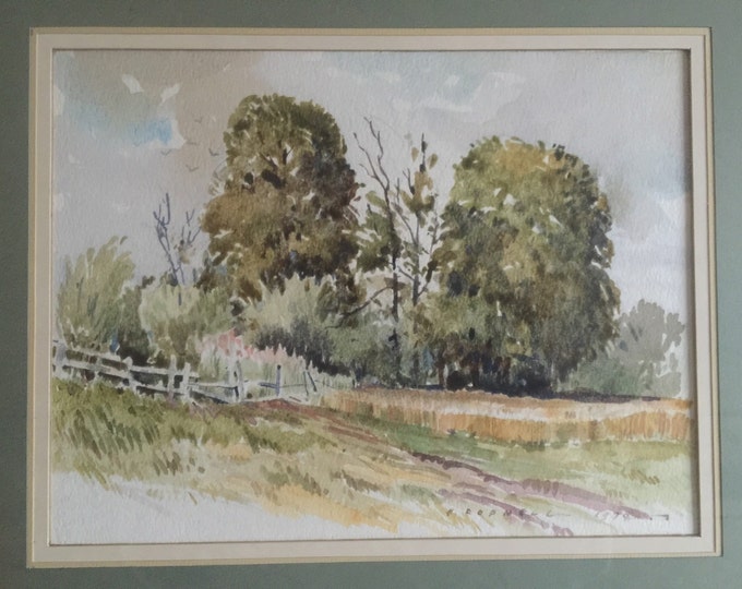 Wonderful H Rodmell Framed Landscape Watercolour Signed and Dated 1979