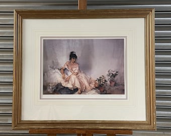 Charming Ltd Edition Print Titled Sensitive Plants By Sir William Russell Flint - Limited Edition 413/753