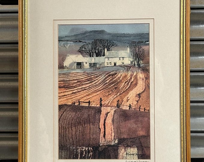 Signed Limited Edition Print By Michael Morgan FRSA - Titled Missing gate - 12 of 15