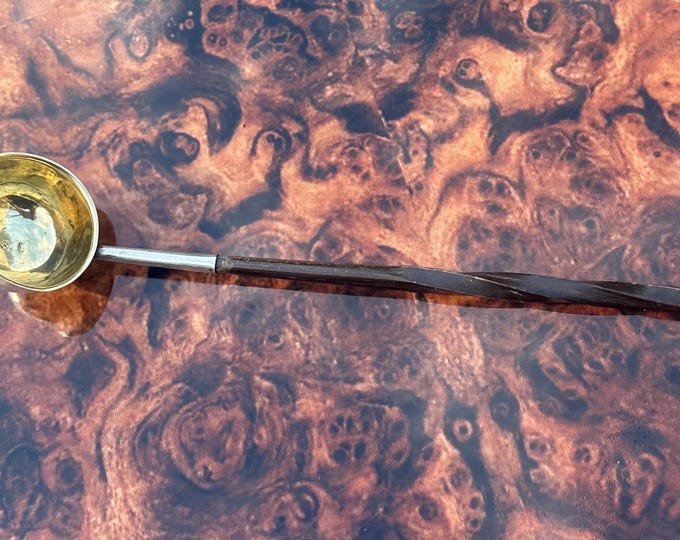 Antique Georgian Silver Toddy Ladle – Peter, Ann & William Bateman, London 1802