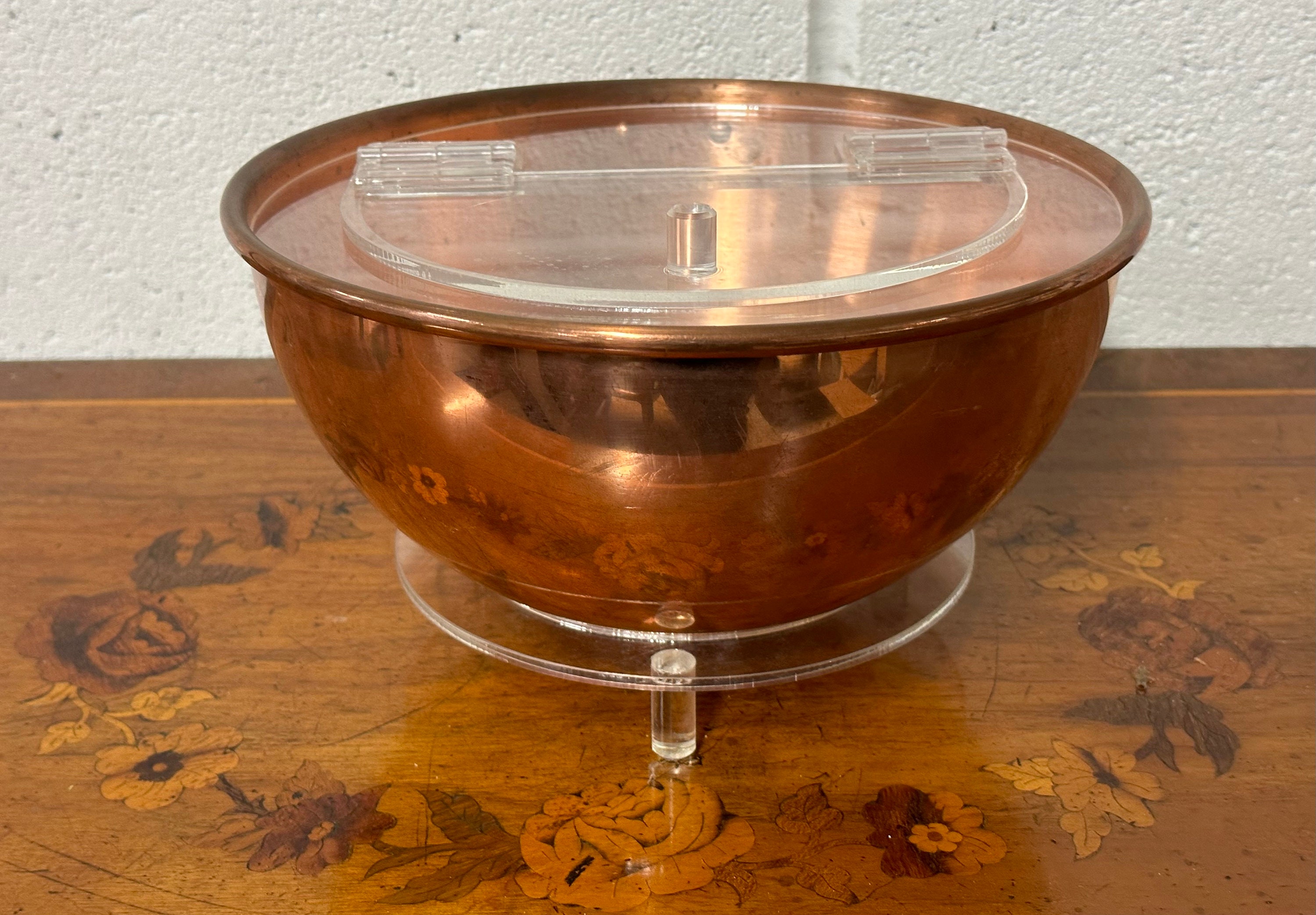 Antique Copper Mixing Bowls, Late 19th Century - Set of 2