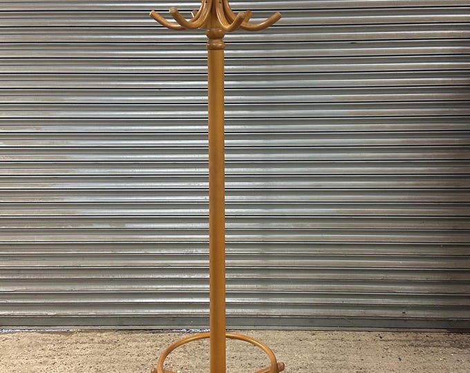 Mid Century Vintage Czechoslovakia Bentwood Coat Rack / Hat Stand from Ligna
