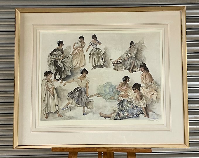 Sir William Russell Flint Signed Limited Edition Print ‘ Variations on a Theme’