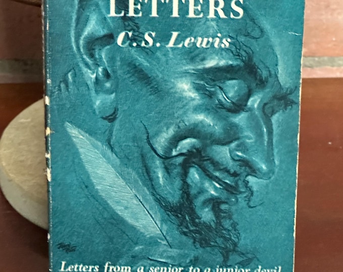 Vintage C.S. Lewis – The Screwtape Letters – Collins Fontana Books Paperback, 1955 Fontana First Edition