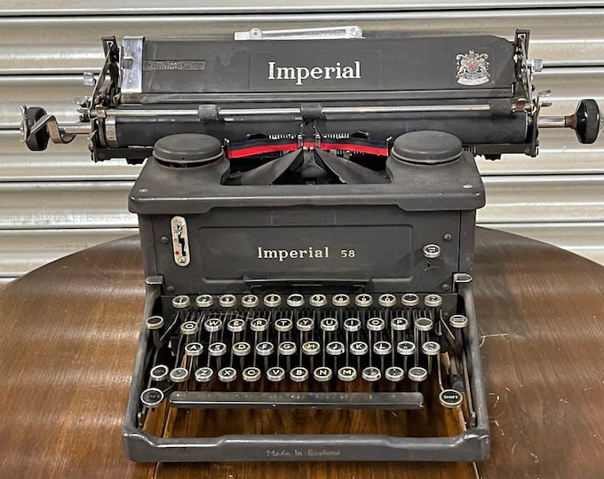 Vintage Imperial 58 Circa 1940’s Typewriter