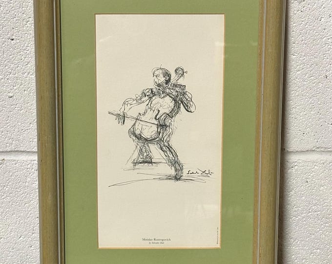 Salvador Dali - Mstislav Rostropovich Demart Pro Arte B.V. 1995 Artwork