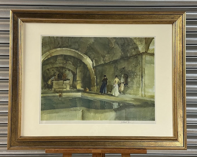 Sir William Russell Flint Titled ‘Strange Interior Languedoc’ Ltd Edition Of 500