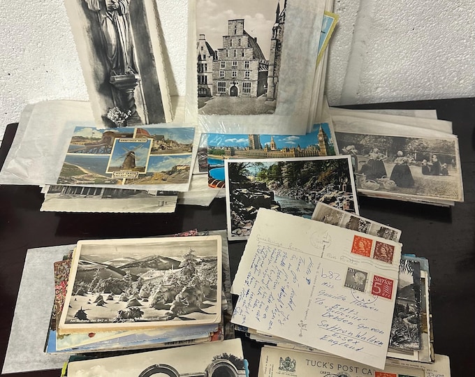 Approx 219 Postcards UK And Europe 1950’s And 1960’s