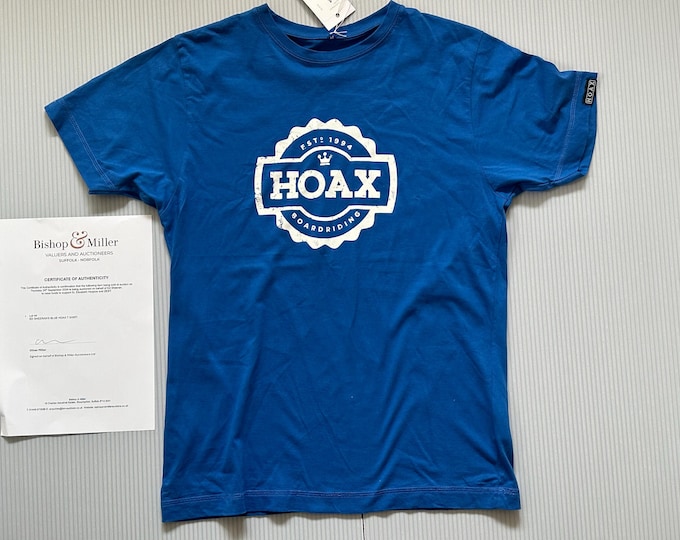 Rare Ed Sheeran’s Hoax T Shirt Directly From Ed Sheeran Himself which he donated to an auction to raise money for a charity