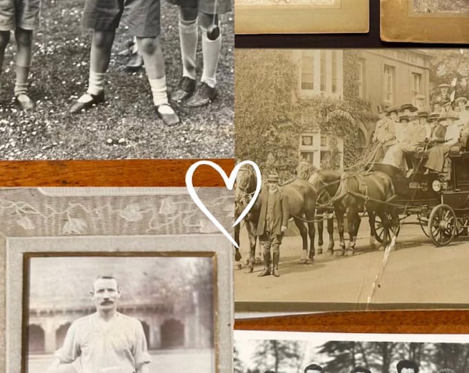 Collection of Antique and Vintage Photographs – Victorian & Edwardian  Family, Sporting and Social Scenes