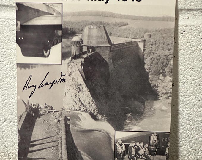 Rare Dambusters Raid, Photo Print signed by Sgt Ray Grayston