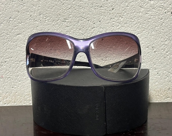 Vintage JE-Prada Spr05L Ladies Sunglasses - Purple - Lightly Used
