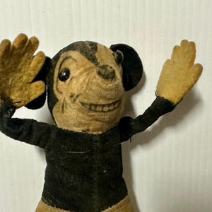 Rare Original Deans Rag Book Co Soft Toy Mickey Mouse c1930. image 5