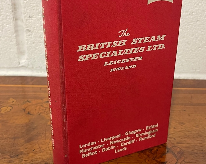 The British Steam Specialities Ltd C 58RR Trade Catalogue Book in Very Good Condition