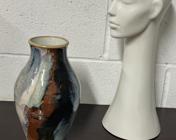 Beautiful Large Vintage Edinbane Of Isle Of Skye Studio Pottery Vase