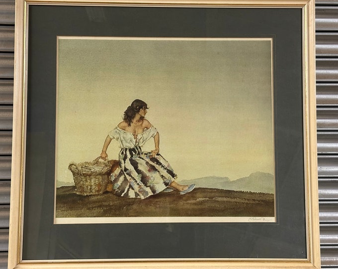 Sir William Russell Flint Signed Limited Edition of 750 Print ‘Griselda’