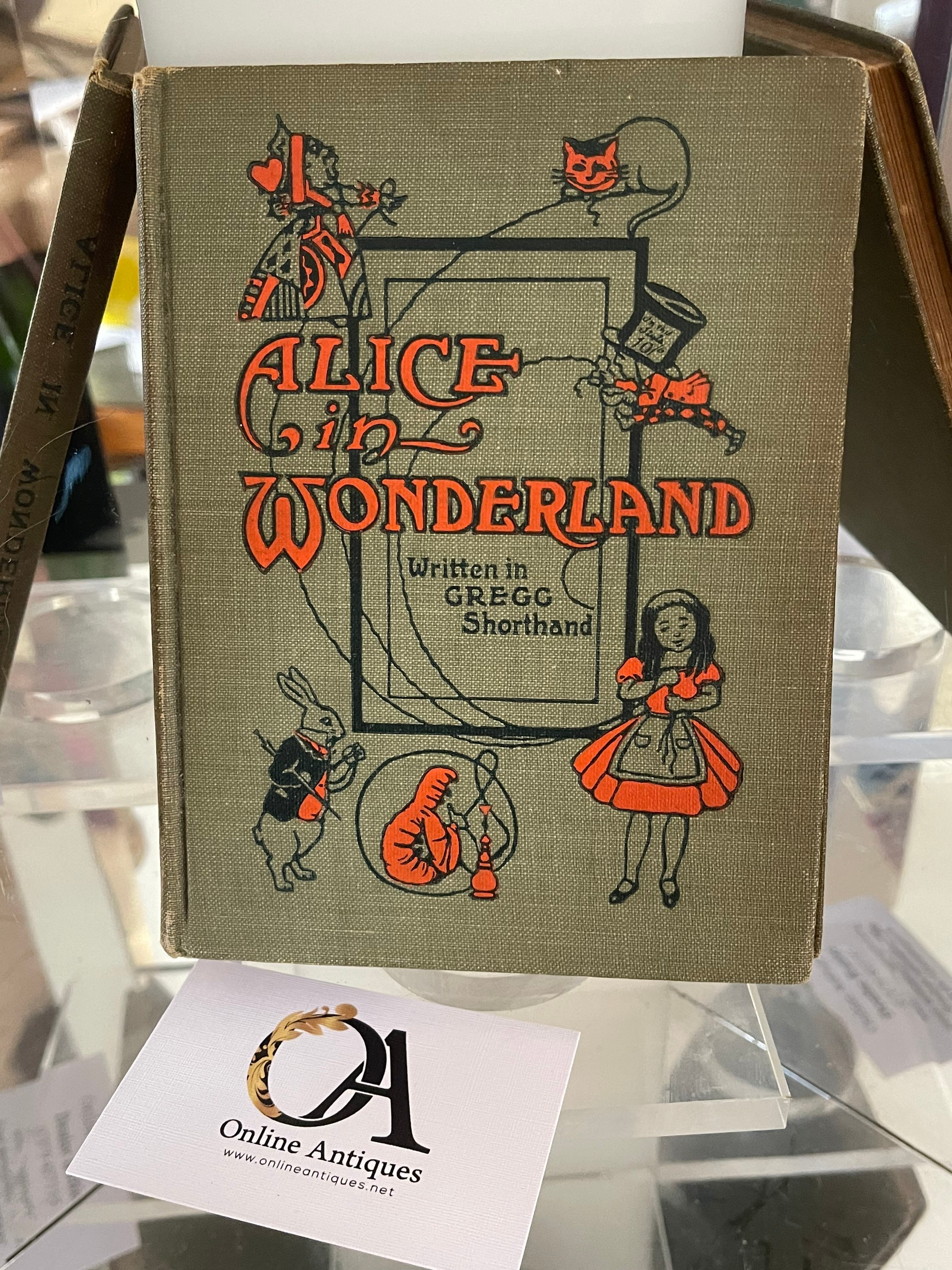 Rare First Edition Alice In Wonderland Written in Gregg Shorthand Rare First Edition Alice In Wonderland Written in Gregg Shorthand